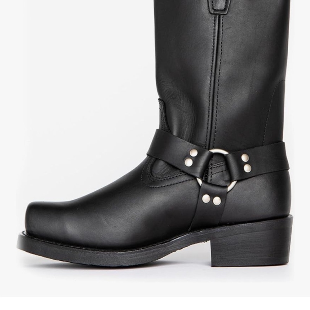 Dingo Black Leather Men's Boots